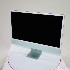 【中古】Apple(アップル) iMac 24-inch Late-2024 MWUY3J／A Apple M4 10コアCPU_10コアGPU 16GB SSD256GB グリーン 〔macOS v15.7.3〕 【258-ud】