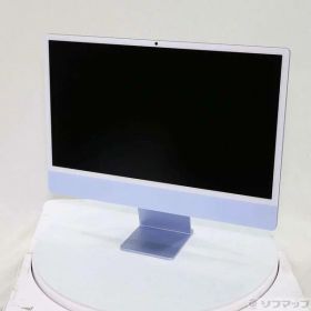 【中古】Apple(アップル) iMac 24-inch Late-2024 MWUF3J／A Apple M4 8コアCPU_8コアGPU 16GB SSD256GB ブルー 〔15.7 Sequoia〕 【262-ud】