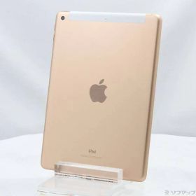 〔中古品〕 iPad 第6世代 32GB ゴールド MRM02J／A docomoロック解除SIMフリー【344】