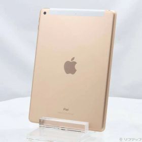 〔中古品〕 iPad 第6世代 128GB ゴールド MRM22J／A docomoロック解除SIMフリー【269】