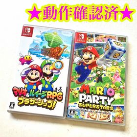 ニンテンドースイッチ(Nintendo Switch)のSwitch マリオ＆ルイージRPG ブラザーシップ! スーパースターズ 2点(家庭用ゲームソフト)