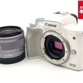 【中古】 【良品】 キヤノン EOS Kiss M EF-M15-45 IS STM レンズキット ホワイト