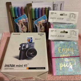 新品FUJIFILM instax mini 41 本体 ブラック/おまけ付き