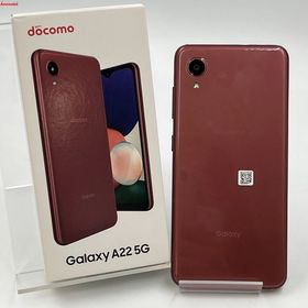爆速発送Galaxy A22 5G 64GB レッド SC-56B docomo版SIMフリー 美品