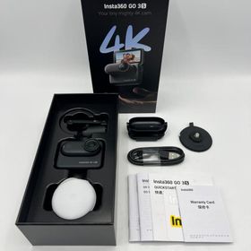 ボーナスストア+5％【美品】Insta360 GO 3S 128GB CINSAATA-GO3S128K ブラック アクションカメラ インスタ ゴー 本体
