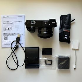 ソニー(SONY)の【美品】SONY α6000 ミラーレス一眼 E 16-50mm キット(ミラーレス一眼)
