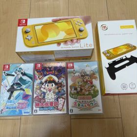 Nintendo Switch Lite +ハンドルクリップケース+ゲーム3本