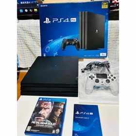 プレイステーション4(PlayStation4)の美品中古SONY PlayStation4 Pro CUH-7100BB01 (家庭用ゲーム機本体)