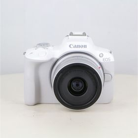 キヤノン(Canon)の【中古】(キヤノン) Canon EOS R50+RF18-45 IS STM レンズキット ホワイト(コンパクトデジタルカメラ)