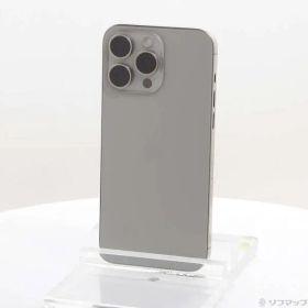 〔中古品〕 iPhone15 Pro Max 256GB ナチュラルチタニウム MU6R3J／A SIMフリー【262】