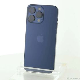〔中古品〕 iPhone15 Pro Max 512GB ブルーチタニウム MU6X3J／A SIMフリー【198】