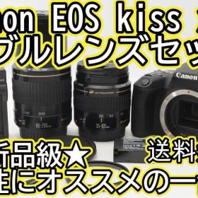 ●新品級⑦●年末SALE中● Canon EOS Kiss x9 ダブルレンズ