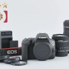 Canon キヤノン 【中古】Canon キヤノン EOS Kiss X9 ダブルズームキット ブラック シャッター回数僅少 デジタル一眼レフカメラ
