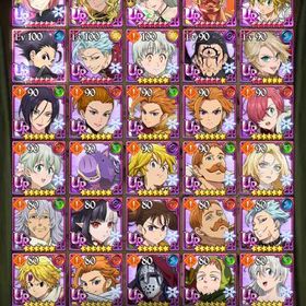 引退垢魔神王メリオダスエスカノールなど | グラクロのアカウントデータ、RMTの販売・買取一覧