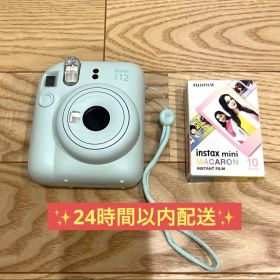 instax mini 12 動作確認済 フィルム18枚付（新品10枚＋残8枚）