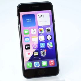 【液晶美品】docomo SIMフリー iPhone SE 第２世代 64GB ブラック