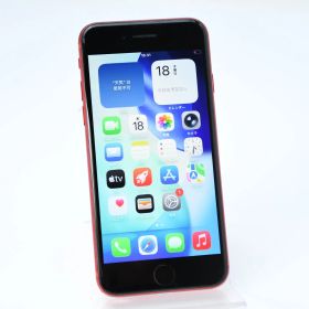 【液晶美品】SIMフリー iPhone SE 第２世代 64GB レッド