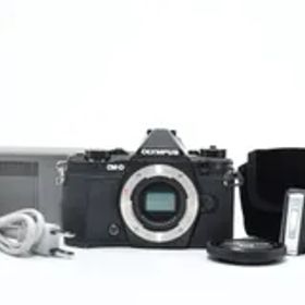 ★良品★ オリンパス OLYMPUS OM-D E-M5 Mark II ボディ ブラック 《充電器・フラッシュ付き！》★完動品★ #53P24A511173