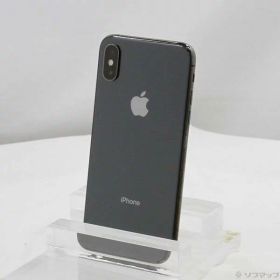 【中古】Apple(アップル) iPhoneXS 64GB スペースグレイ NTAW2J／A SIMフリー 【196-ud】