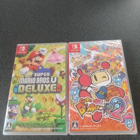 ニンテンドースイッチ(Nintendo Switch)のNew スーパーマリオブラザーズ U デラック + スーパーボンバーマン R 2(家庭用ゲームソフト)