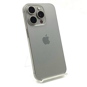 アップル(Apple)の【全額返金保証】【最速発送】Apple iPhone iPhone 15 Pro 256GB ナチュラルチタニウム au 動作確認済(スマートフォン本体)