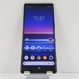 Xperia 1 SOV40 au ブラック c15995