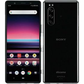 【中古】【安心保証】 Xperia 5 SO-01M[64GB] docomo ブラック