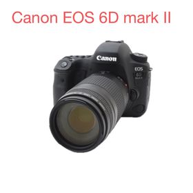 キヤノン(Canon)のWi-Fi/動画/保証/Canon EOS 6D Mark II望遠レンズセット(デジタル一眼)