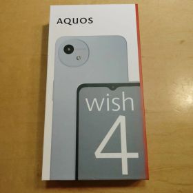 AQUOS wish 4 ブルー 本体 未使用