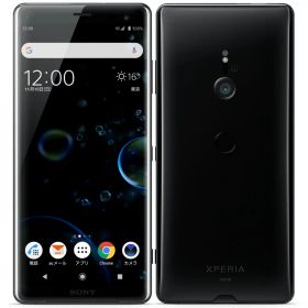 【中古】Cランク【傷や汚れあり】 赤ロム永久保証 SIMロック解除済 白ロム 元au sov39 SONY Xperia XZ3 ブラック ネットワーク利用制限〇