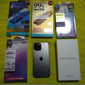 アイフォーン(iPhone)の★オマケ４つ付！★２０２４年７月～使用の美品★iPhone１３proMAX１２８(スマートフォン本体)