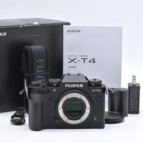 FUJIFILM フジフイルム X-T4 ボディ ブラック ミラーレス一眼レフカメラ【中古】