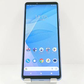 Xperia 10 III SOG04 au ブルー 送料無料 本体 c12972 【中古】