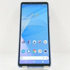 Xperia 10 III SOG04 au ブルー 送料無料 本体 c12973 【中古】
