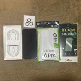 アイフォーン(iPhone)のiPhone16Pro ホワイトチタニウム 256GB(スマートフォン本体)