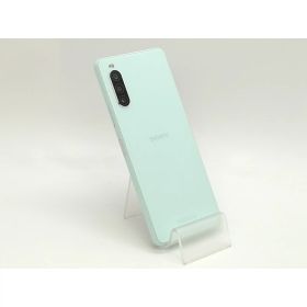 【中古】SONY au 【SIMロック解除済み】 Xperia 10 II ミント 4GB 64GB SOV43【静岡】保証期間1ヶ月【ランクB】