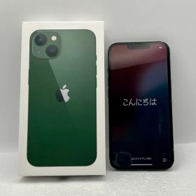 【返品対応可能】iPhone13 512GB グリーン MNGJ3J／A SIMフリー ネットワーク利用制限△ 箱付