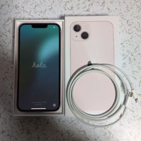 au Apple iPhone 13 ピンク 本体 箱 充電ケーブル付