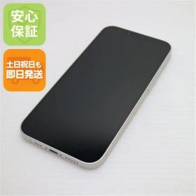 新品同様 SIMフリー iPhone13 128GB スターライト 白ロム 本体 即日発送 土日祝発送OK あすつく 04000
