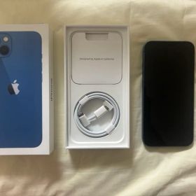 iPhone 13 ブルー 128GB 箱、付属品＋おまけ付き