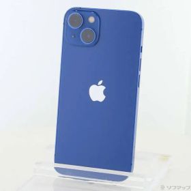 〔中古品〕 iPhone13 128GB ブルー MLNG3J／A SIMフリー【344】