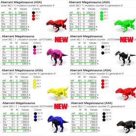 🎨 アベ メガロサウルス 全45カラー✨ 即納OK／高レベル・高ステ個体も多数出品中！ | ARK Survival Evolvedのアカウントデータ、RMTの販売・買取一覧