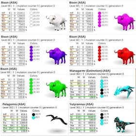 🎨 無限ミルク バイソン 全7カラー✨ 即納OK／高レベル・高ステ個体も多数出品中！ | ARK Survival Evolvedのアカウントデータ、RMTの販売・買取一覧