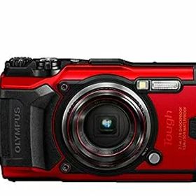 【中古】OLYMPUS デジタルカメラ Tough TG-6 レッド 1200万画素CMOS F2.0 15m 防水 100kgf耐荷重 GPS 内蔵Wi-Fi TG-6RED