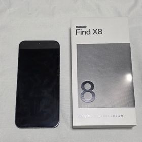 オッポ(OPPO)のOPPO Find X8 512GB スペースブラック 国内版 ケース付き(スマートフォン本体)
