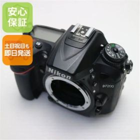 美品 D7200 ボディ ブラック 即日発送 一眼レフ Nikon 本体 土日祝発送OK 07000