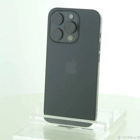 〔中古品〕 iPhone15 Pro 128GB ブラックチタニウム MTU73J／A SIMフリー【305】