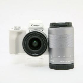 【中古】(キヤノン) Canon キヤノン EOS KISS M2 ダブルズームキツト ホワイト