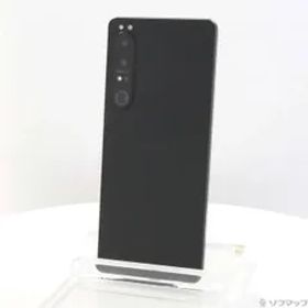 〔中古品〕 Xperia 1 IV 256GB ブラック SO-51C docomo SIMフリー【377】