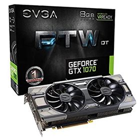 【中古】（国内正規品） EVGA GeForce GTX 1070 FTW DT GAMING ACX 3.0 グラフィックボード 08G-P4-6274-KR